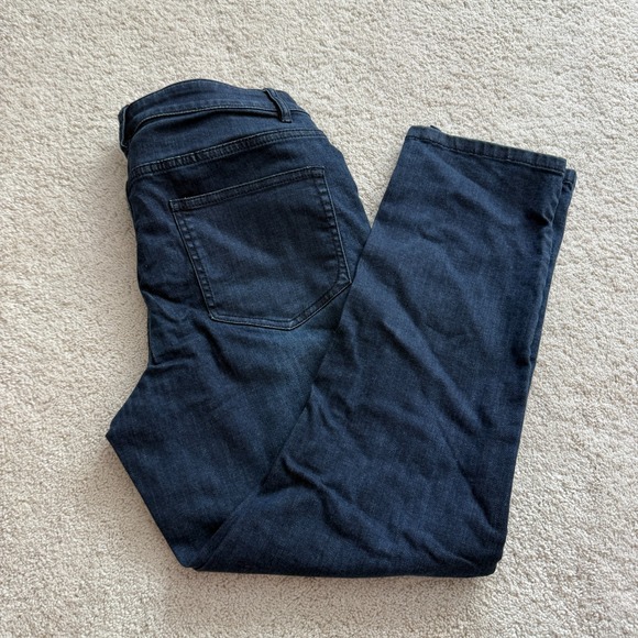 J.‎ Jill Denim Women Sz 8 Smooth Fit Ankle Dark Blue Petite - Picture 9 of 10